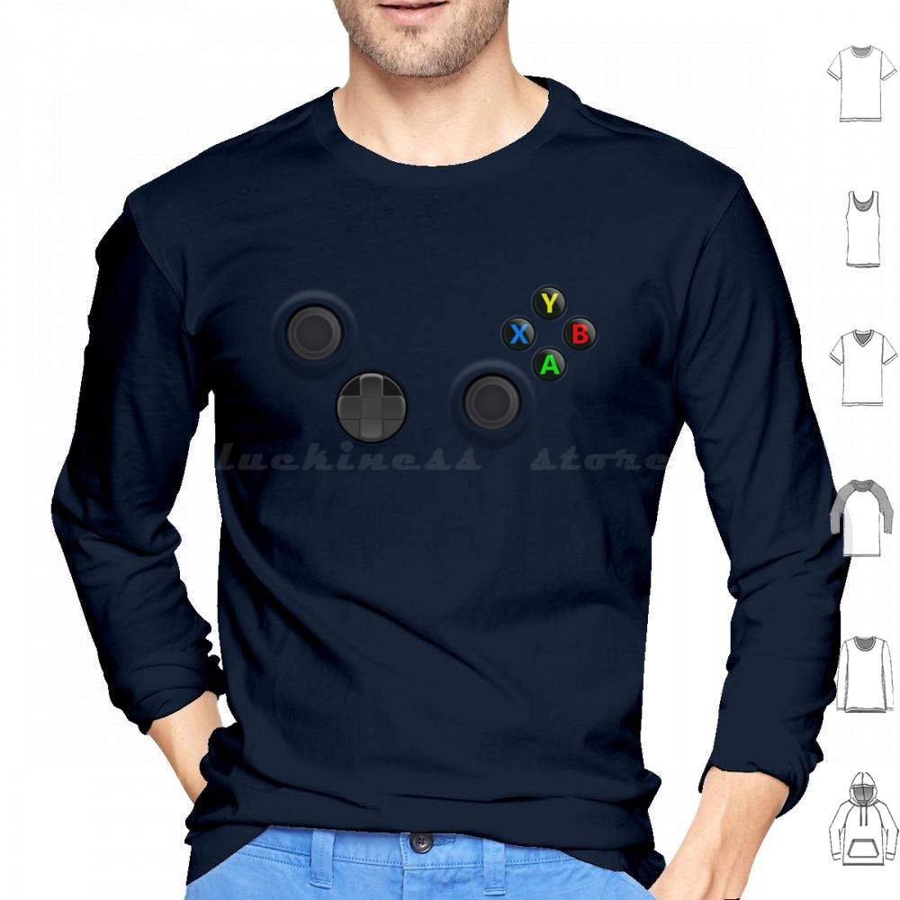 Esports Gaming Hoodie - Controller Button _ Hoodie Cotton Long