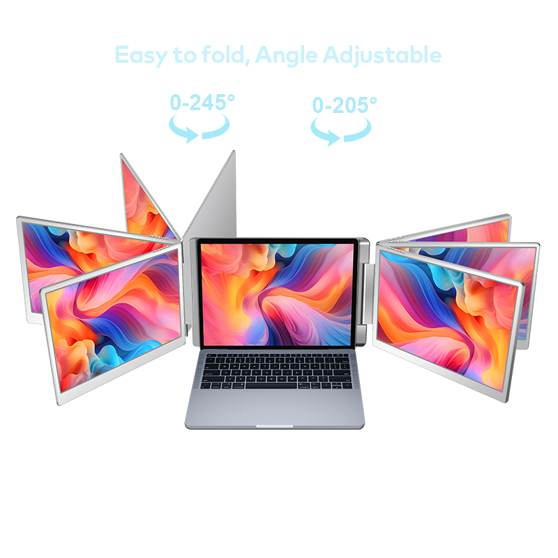 Dual Monitor Stand - Dual Screen Display Portable LCD Monitor