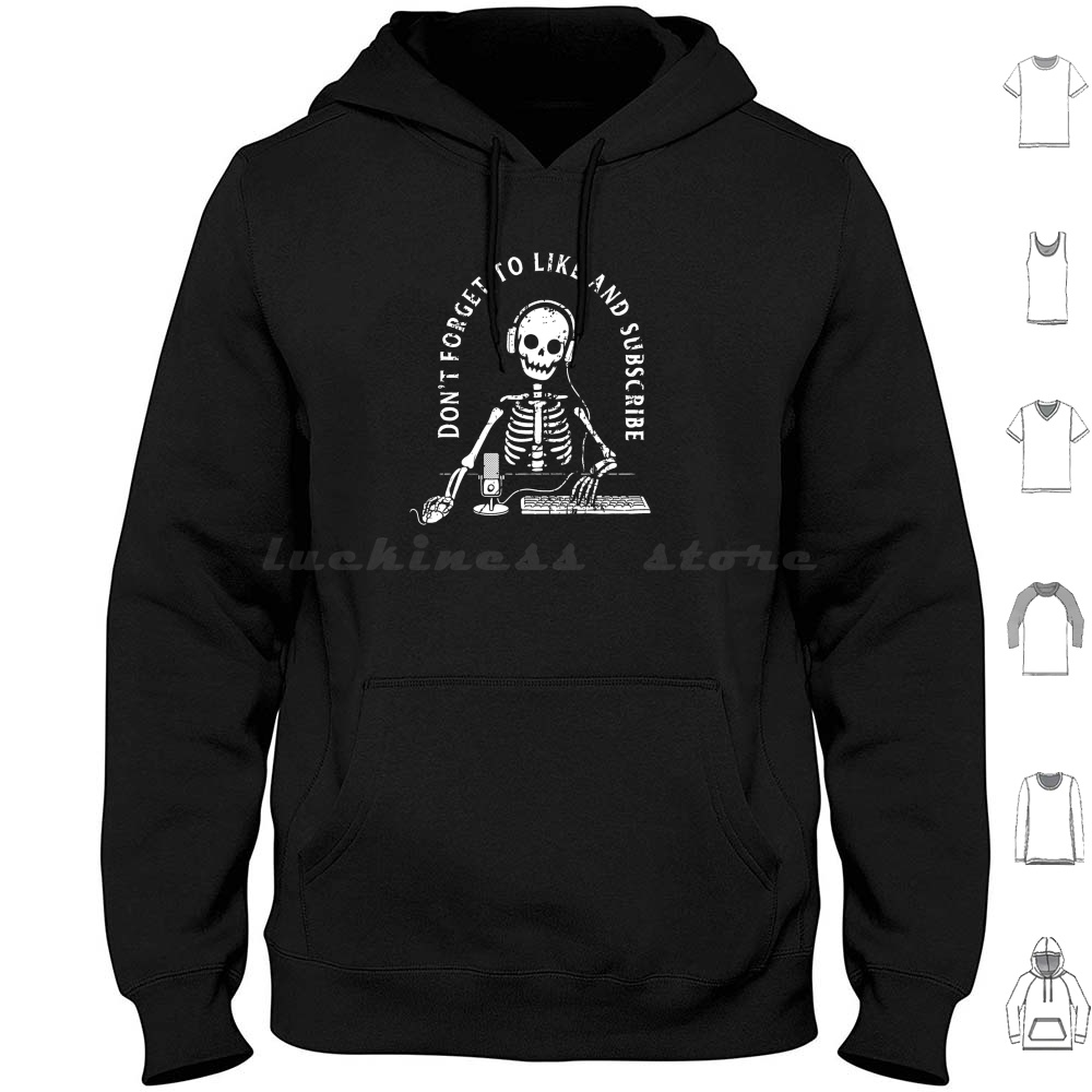 Esports Gaming Hoodie - Like And Subscribe Hoodies Long Sleeve