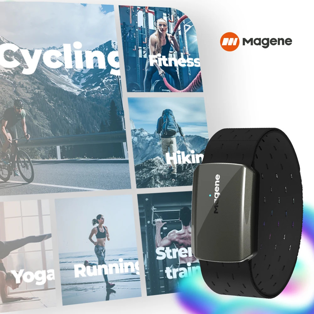 Magene H803 Heart Rate Armband - Dual Monitor Stand 리뷰 및 가격
