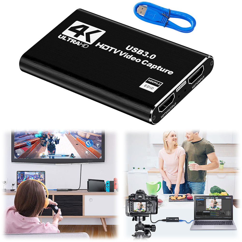 USB 3.0 4K HDMI-Compatible Cap - Capture Card 4K Hdmi 리뷰 및 가격