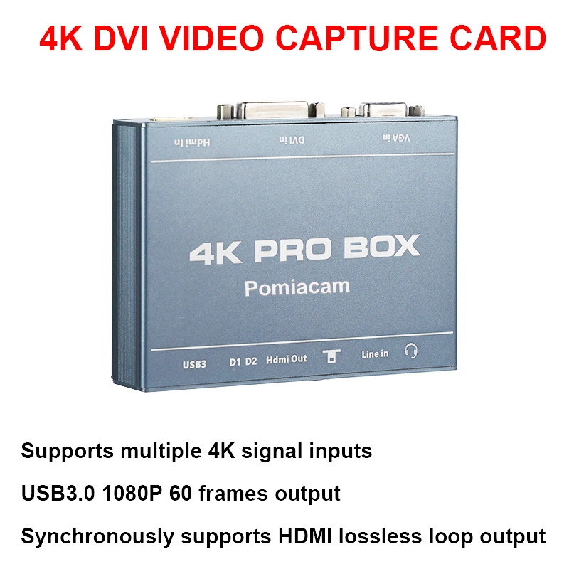 4K PRO BOX DVI HDMI VGA To USB - Capture Card 4K Hdmi 리뷰 및 가격