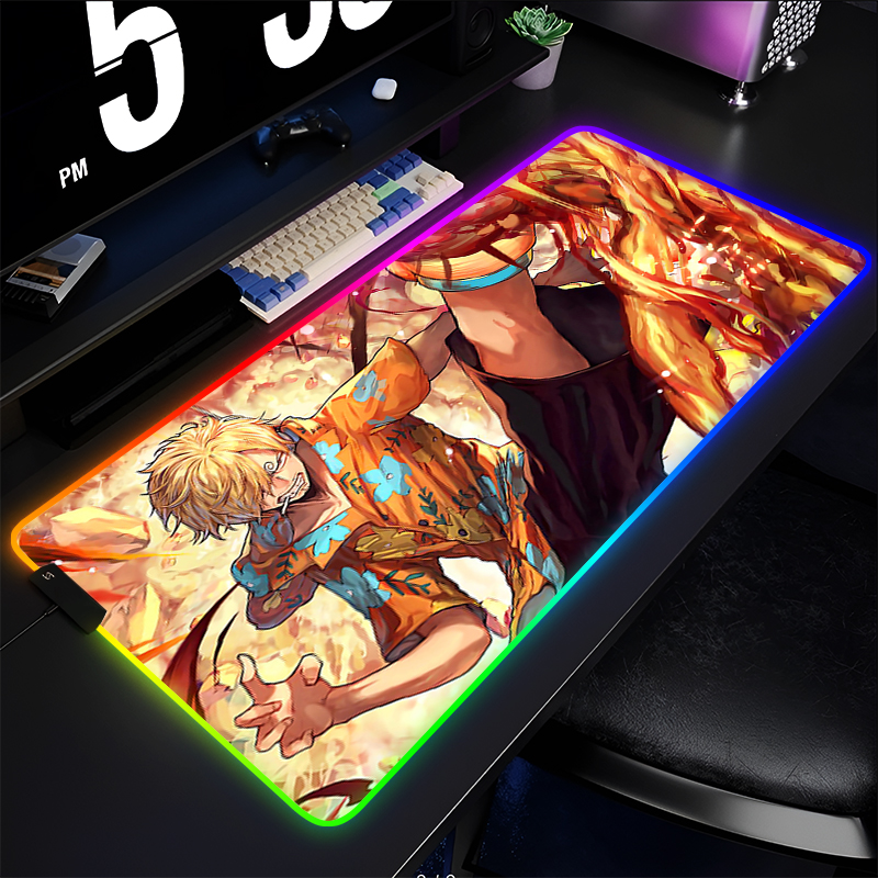 RGB Anime Mouse pad one piece  - Esports Gaming Mouse Pad 리뷰 및 가격