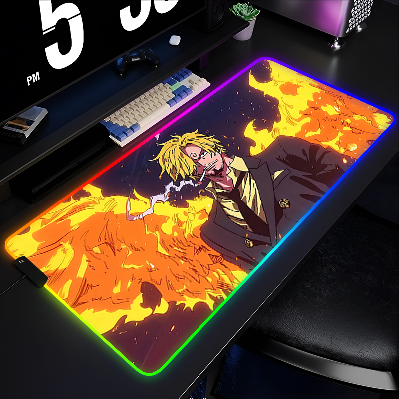 RGB Anime Mouse pad one piece  - Esports Gaming Mouse Pad 리뷰 및 가격