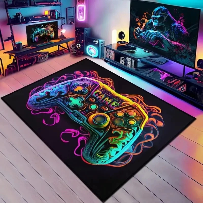 Rainbow Neon Gamepad GAMER Are - Esports Gaming Setup 리뷰 및 가격