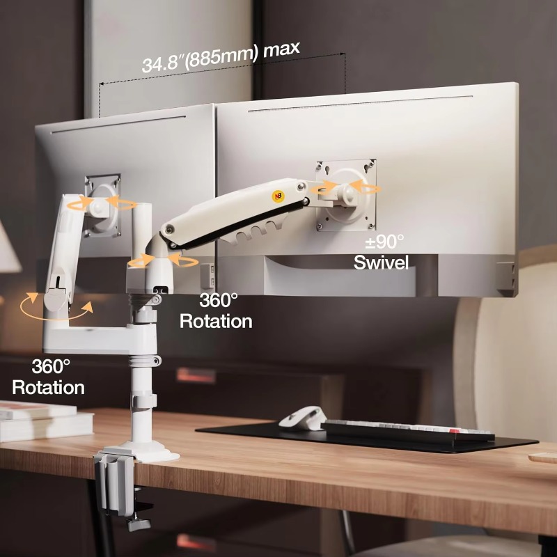Dual Monitor Desk Mount Stand  - Dual Monitor Stand 리뷰 및 가격