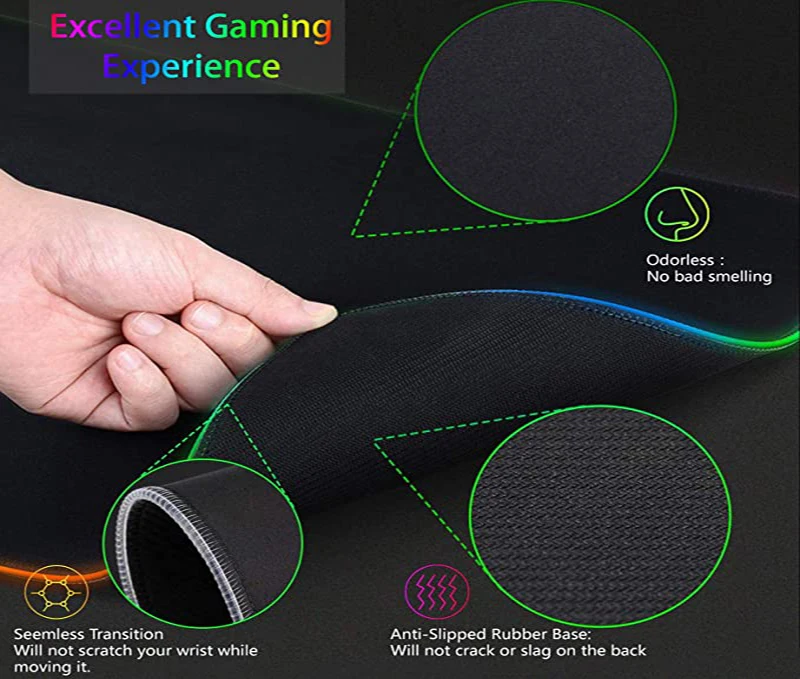 RGB XXL HD Large Black White G - Esports Gaming Setup 리뷰 및 가격
