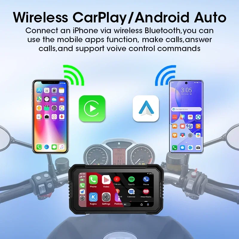 6.25 inch Motorcycle Carplay S - Dual Monitor Stand 리뷰 및 가격